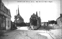 Chrtres-sur-Cher vue de L'Eglise